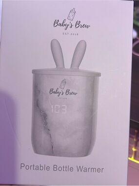 Portable Bottle Warmer in White